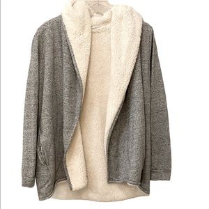 Grey Sherpa jacket!